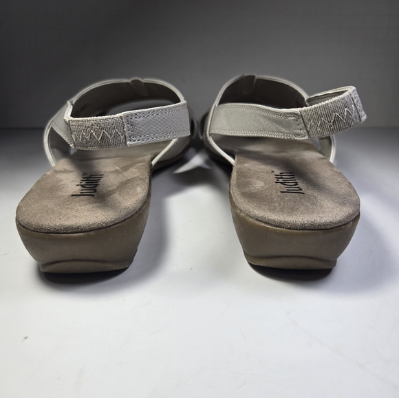Judith Stacy Flat Slingback Wedge Sandals Size 9.5 - Picture 5 of 8
